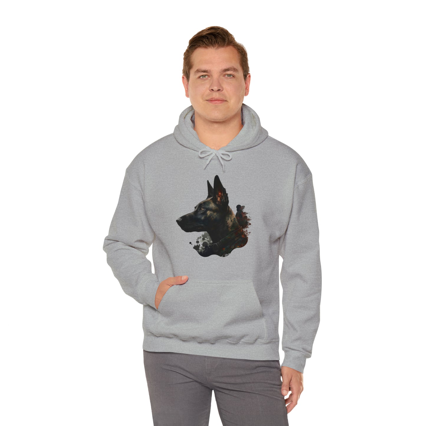 Military Dog Unisex Heavy Blend™ Hooded Sweatshirt