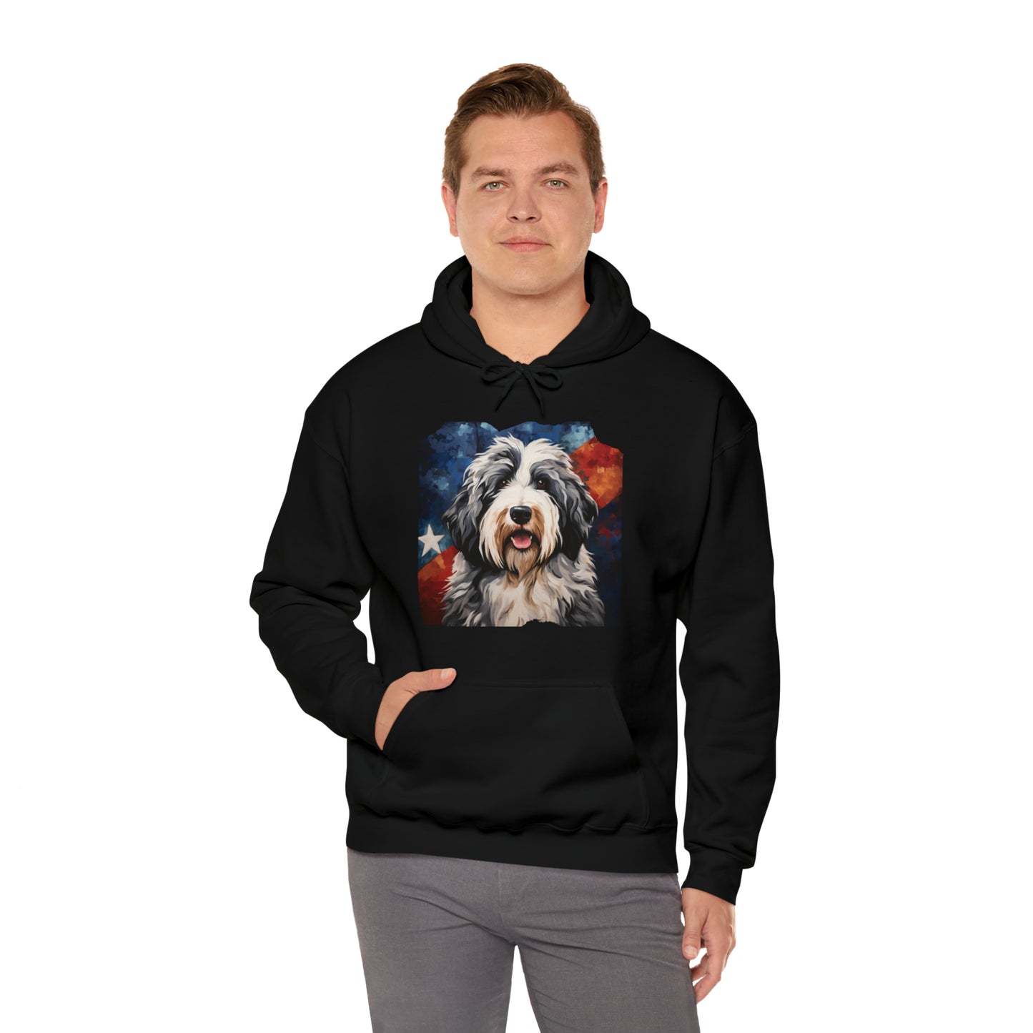 Sheepdog Stars & Stripes Unisex Heavy Blend™ Hooded Sweatshirt