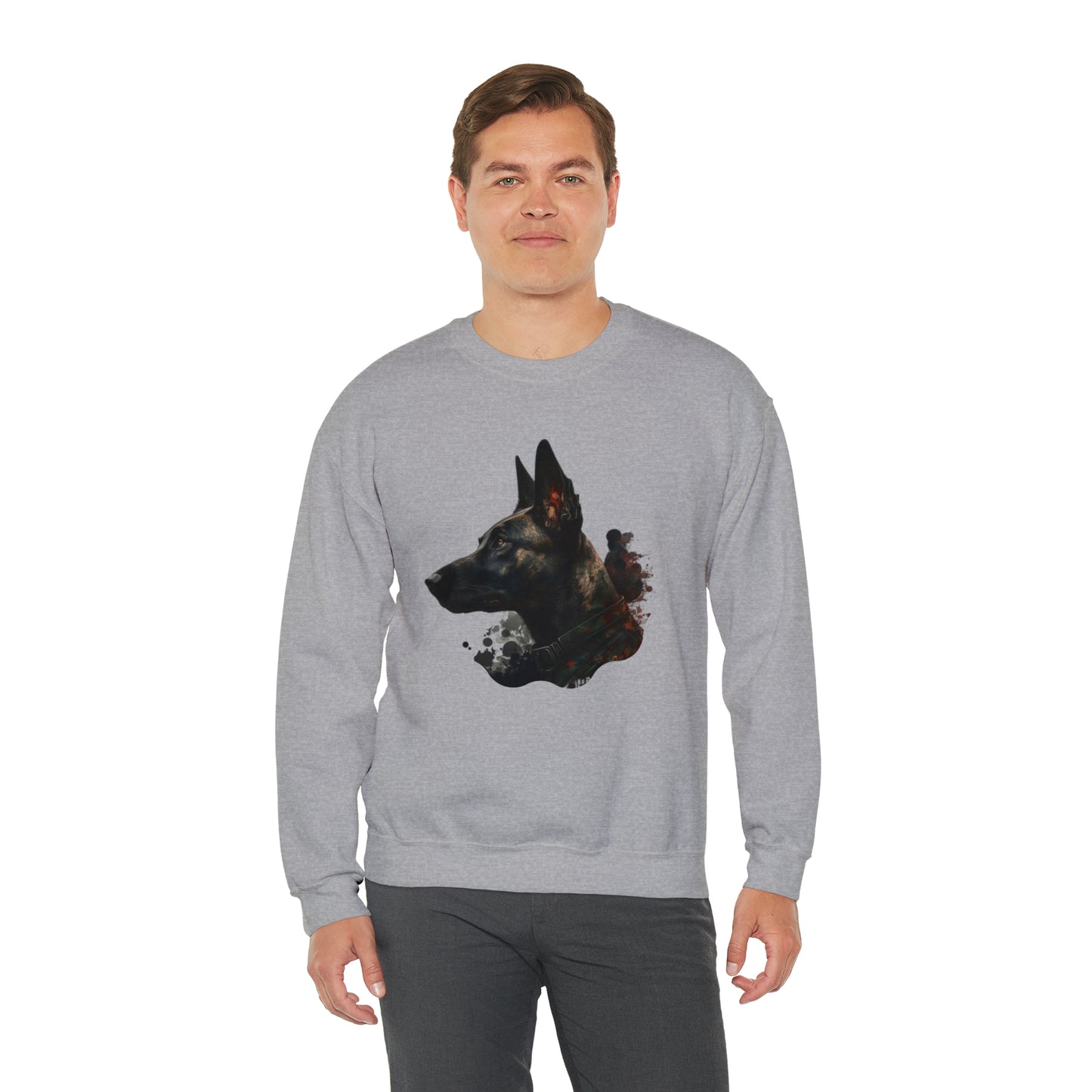 Military Dog Unisex Heavy Blend™ Crewneck Sweatshirt