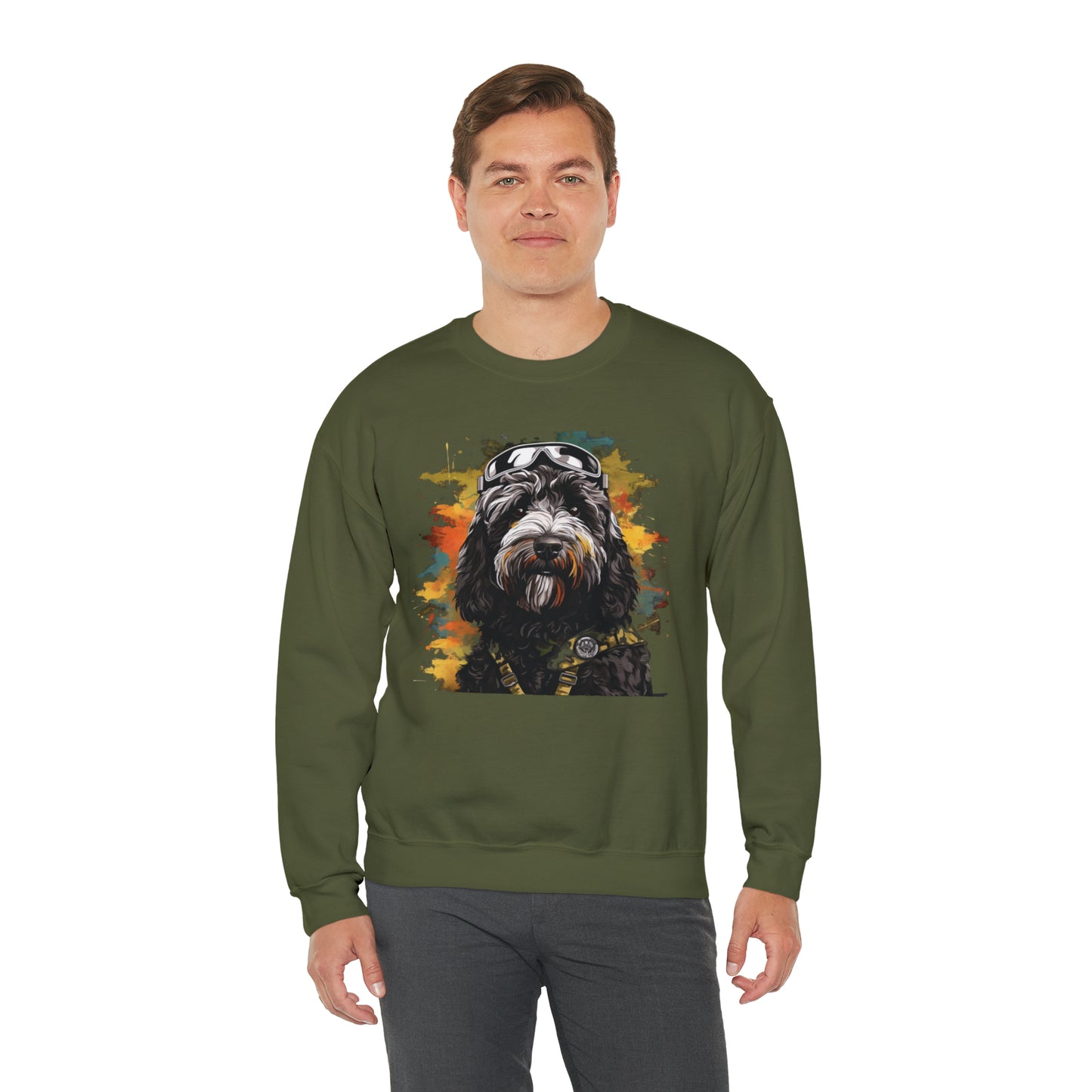 Sheepdog Sergeant Unisex Heavy Blend™ Crewneck Sweatshirt