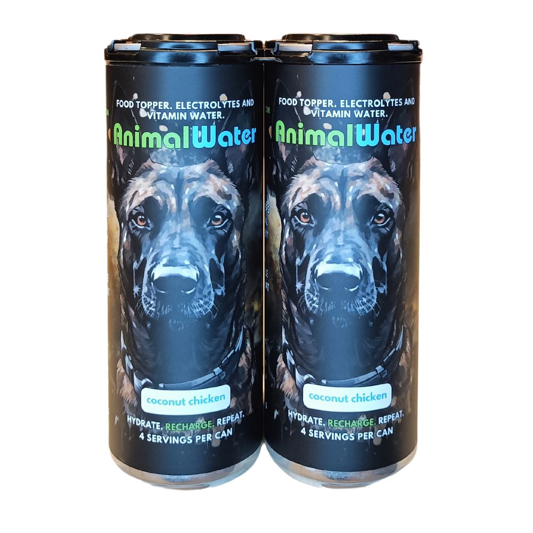 Product Shot Military Dog Hydration for Dogs 4- Pack Coconut Chicken
