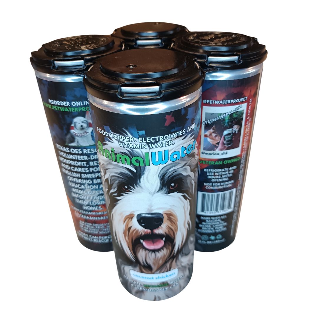 Top Sheepdog Stars & Stripes Hydration for Dogs 4- Pack Coconut Chicken